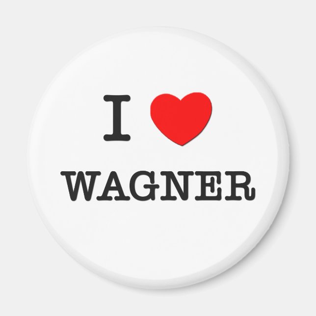 Imã Eu Amo Wagner (Frente)