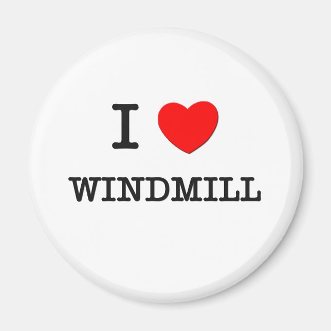 Imã Eu amo WINDMILL (Frente)