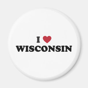 Imã Eu amo Wisconsin