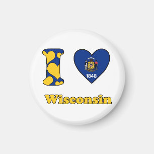 Imã Eu amo Wisconsin