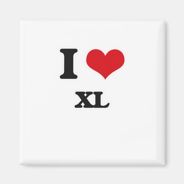 Imã Eu Amo Xl (Frente)