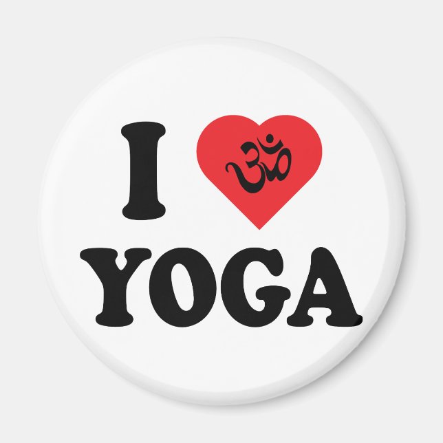 Imã Eu Amo Yoga Gift (Frente)