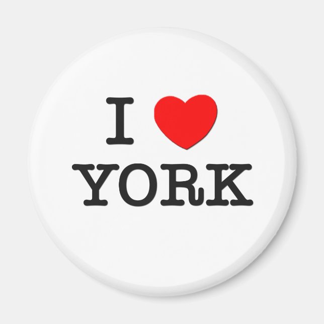 Imã Eu Amo York (Frente)