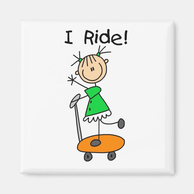 Imã Eu Ando - Garota de Scooter (Frente)