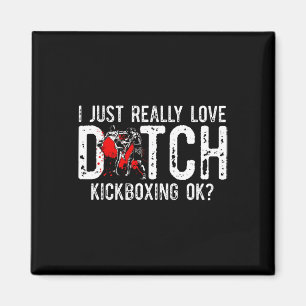 Imã Eu Apenas Amo Muito Muay Thai Arte Marcial Kickbox