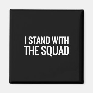 Imã Eu Apoio a Squad Camiseta - Feminista Anti-Trump