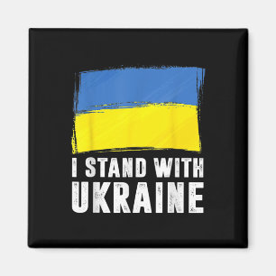 Imã Eu Apoio a Ucrânia Bandeira Ucraniana Apoiando Ukr
