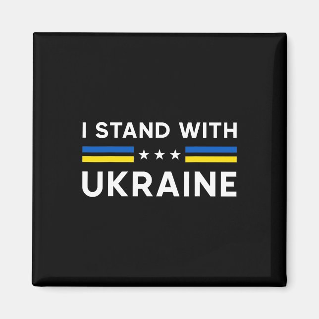 Imã Eu Apoio a Ucrânia Orgulho Ucraniano  (Frente)