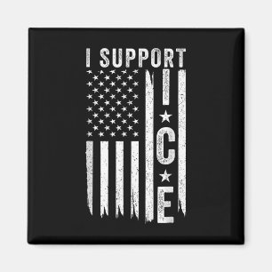 Imã Eu Apoio o Ice, Bandeira Americana dos Oficiais de