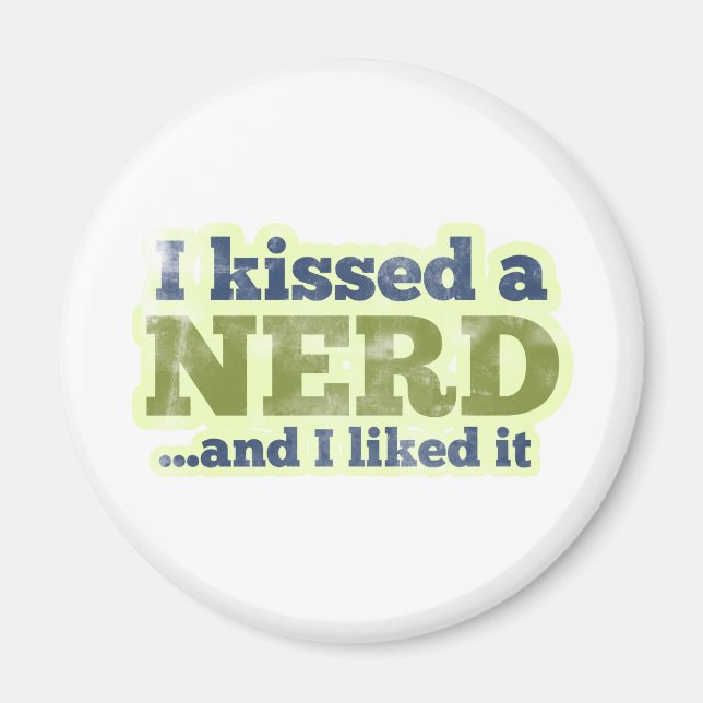 Imã Eu beijei um Nerd e gostei dele (Frente)