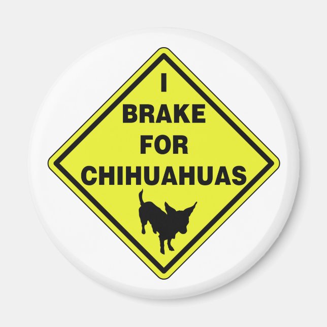 Imã Eu Braço Para Chihuahuas (Frente)
