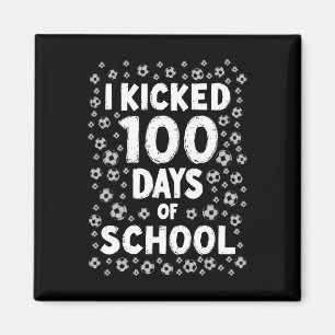 Imã Eu Chutei 100 Dias De Futebol Escolar Crianças 100