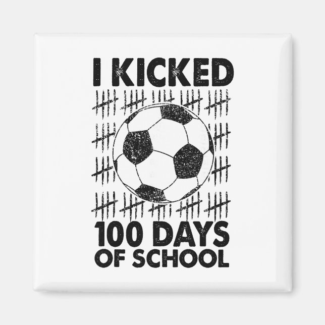 Imã Eu Completei 100 Dias De Escola Futebol 100º Dia E (Frente)