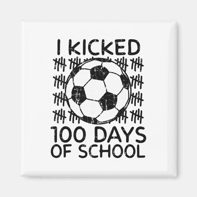 Imã Eu Completei 100 Dias De Escola Futebol 100º Dia M (Frente)