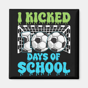 Imã Eu Completei 100 Dias De Escola Futebol Meninos Di