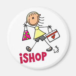 Imã Eu COMPRO o Stick Figure T-Shirts e presentes