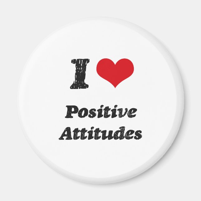 Imã Eu Coração Atitudes Positivas (Frente)
