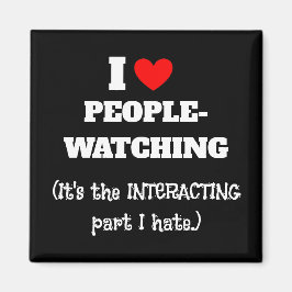 Imã Eu (coração) Pessoas assistindo, interagindo parte