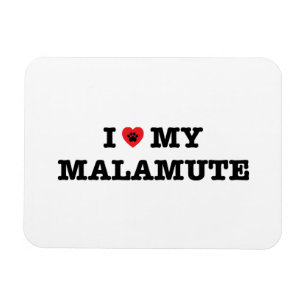 Ímã Eu Corto Meu Malamute