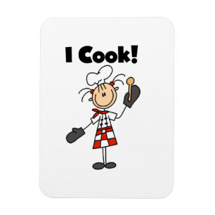 Ímã Eu Cozinho - Chefe Feminina