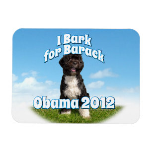 Ímã Eu descasco para Barack, BO o primeiro cão Obama
