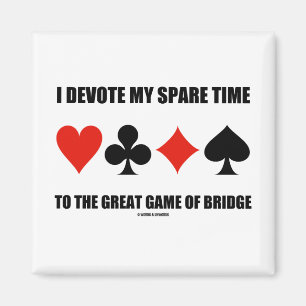 Imã Eu devoto meu tempo livre ao grande jogo da ponte