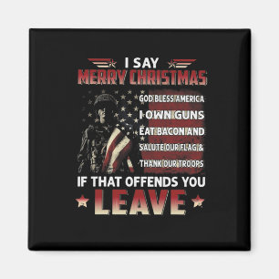 Imã Eu Digo Feliz Natal América Deus abençoe Eu Tenho