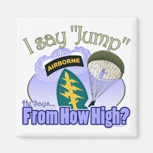 Imã Eu digo o salto [as forças especiais]