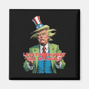 Imã Eu Dirijo O País E O Mundo Divertido Trump