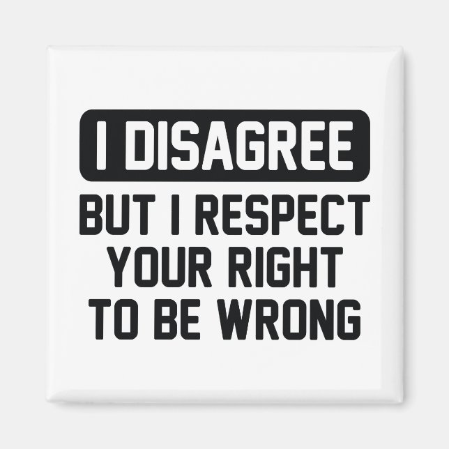 Imã Eu discordo (Frente)