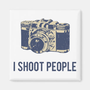 Imã Eu disparo em pessoas da câmera da fotografia