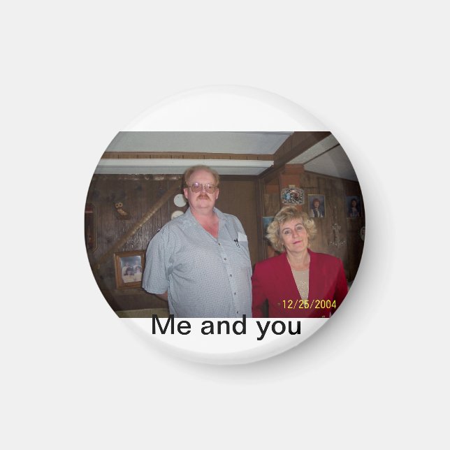 Imã Eu e você ímanes (Frente)