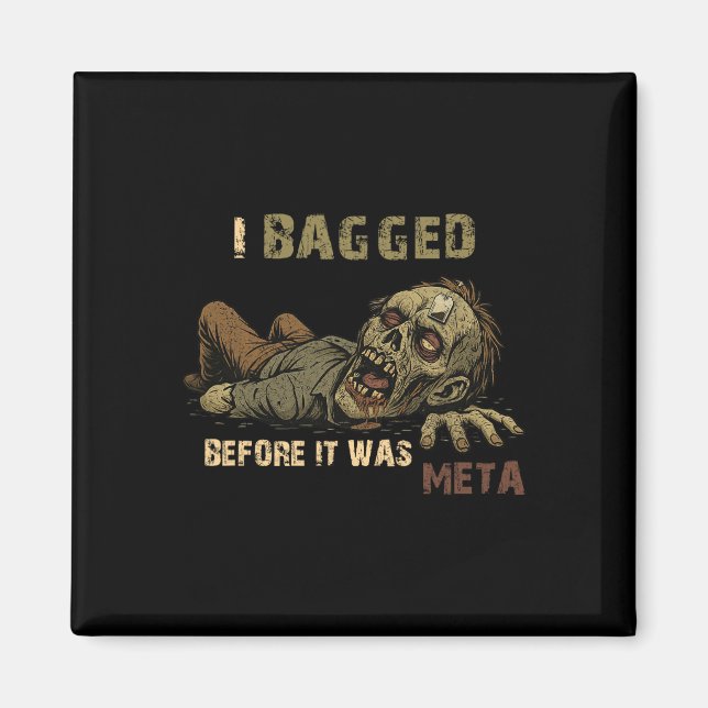 Imã Eu Embalei Antes de Ser Meta - Divertido Teabag Zu (Frente)