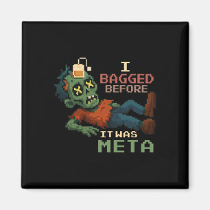 Imã Eu Embalei Antes de Ser Meta Pixel Zombie Gamer Np