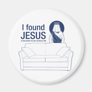 Imã Eu encontrei jesus que era atrás do sofá o ti