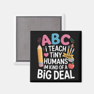 Imã Eu Ensino Humanos Pequenos Apreciação de Professor