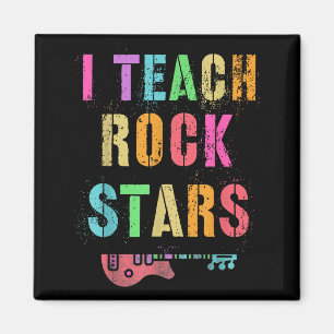 Imã Eu Ensino Vibrações de Banda de Rockstars Professo