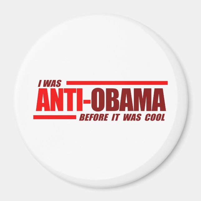 Imã Eu era anti-Obama antes que fosse legal Vermelho (Frente)