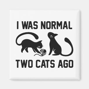 Imã Eu era dois gatos normais há