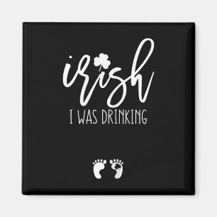Imã Eu era irlandês bebendo dia engraçado de São Patrí