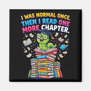 Imã Eu era normal, eu leio mais um capítulo bibliófilo