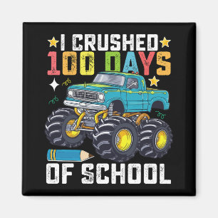 Imã Eu Esmaguei 100 Dias de Caminhão Monstro da Escola