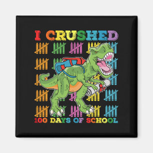 Imã Eu Esmaguei 100 Dias De Escola T Rex Dinossauro