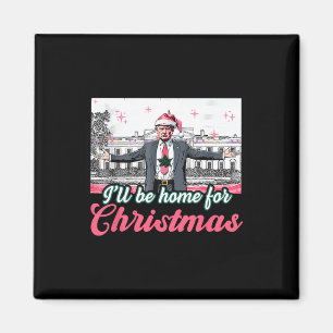 Imã Eu Estarei Em Casa Para O Natal Engraçado Xmas Paj