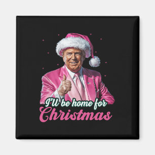 Imã Eu Estarei Em Casa Para O Natal Engraçado Xmas Paj