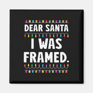 Imã Eu Estava Enquadrada De Feliz Natal Engraçada.