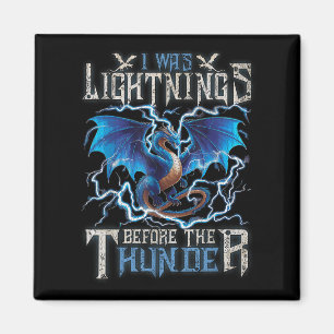 Imã Eu Estava Relâmpago Antes Do Dragão Fantasia.