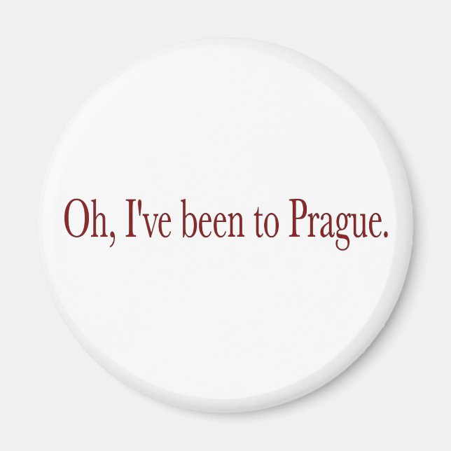 Imã Eu Estive Em Praga (Frente)