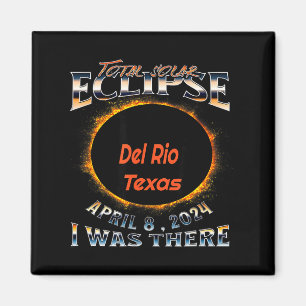 Imã Eu Estive no Eclipse Solar Del Rio Texas