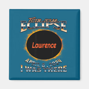 Imã Eu Estive no Eclipse Solar Lawrence Indiana Lá